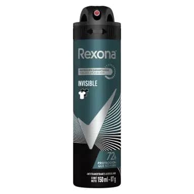 Desodorante Rexona Antitranspirante Invisible Men x 150 ml