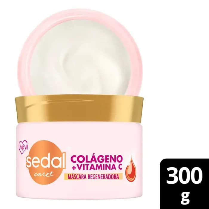 Máscara de Tratamiento Sedal Colágeno + Vitamina C 300gr