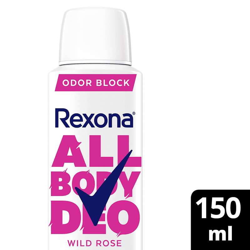 Desodorante All Body Deo Wild Rose x 150ml.