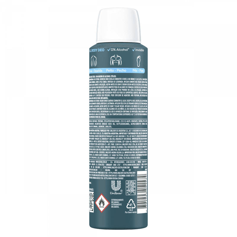 Desodorante All Body Deo Ocean Rush x 150ml.