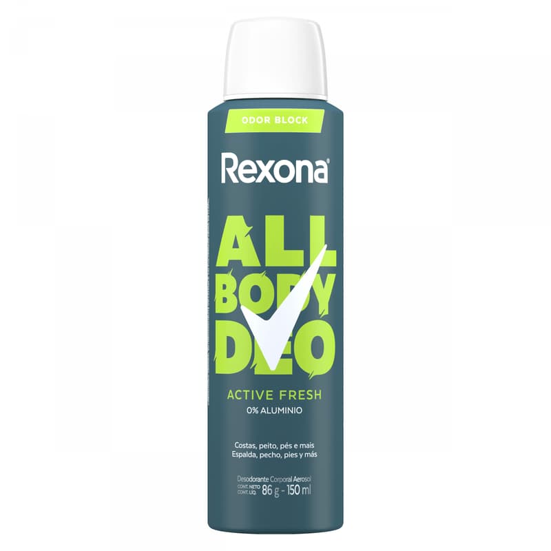 Desodorante All Body Deo Active Fresh x 150ml.