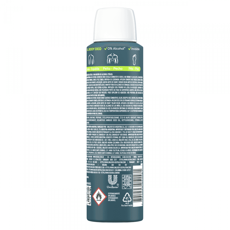 Desodorante All Body Deo Active Fresh x 150ml.