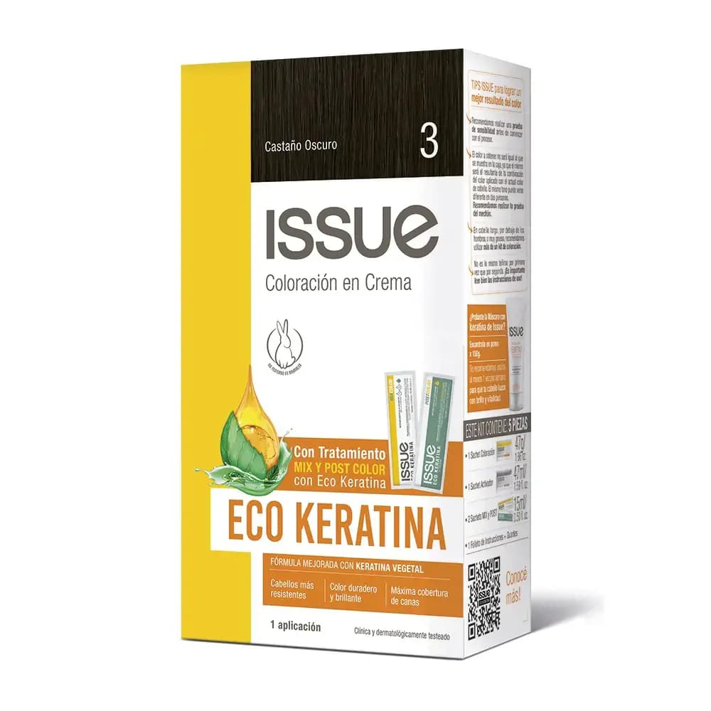 Kit Coloración Permanente Eco Keratina