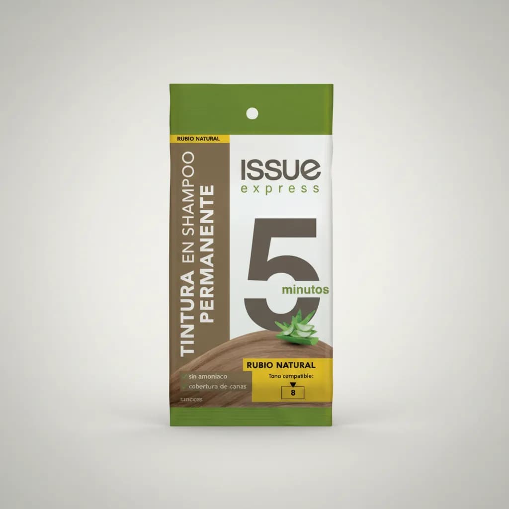 ISSUE Tintura Shampoo Color Express 5 Min Rubio Natural x 1uni.