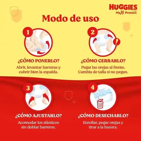 Pañales Huggies Classic talle XXXG ahorrapack 46 uni