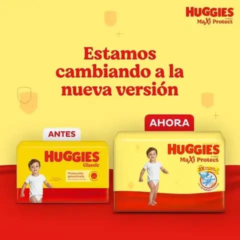 Pañales Huggies Classic talle XXXG ahorrapack 46 uni