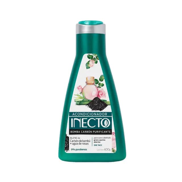 Acondicionador Inecto Ph Neutro Carbon Purificante x400ml
