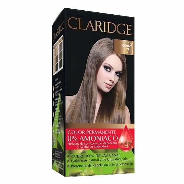 Coloración Claridge 0% Amoníaco - 7-1-rubio-ceniza