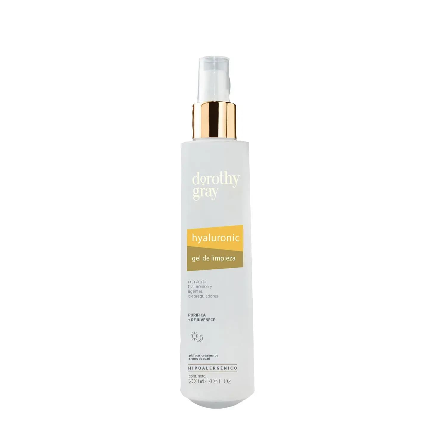 DOROTHY GRAY Gel de Limpieza Facial Hyaluronic Hipoalergénico x 200ml.