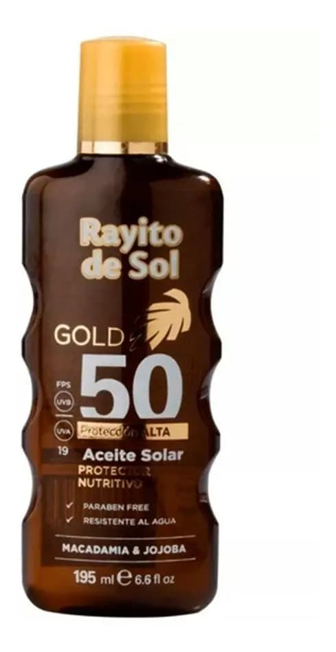 Rayito De Sol F.50 X195 Aceite Bronceante