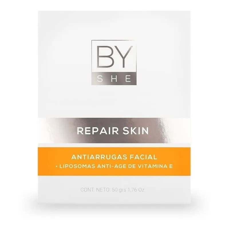 Gel Crema Facial Día/Noche By She Repair Skin Antiarrugas x 50grs.
