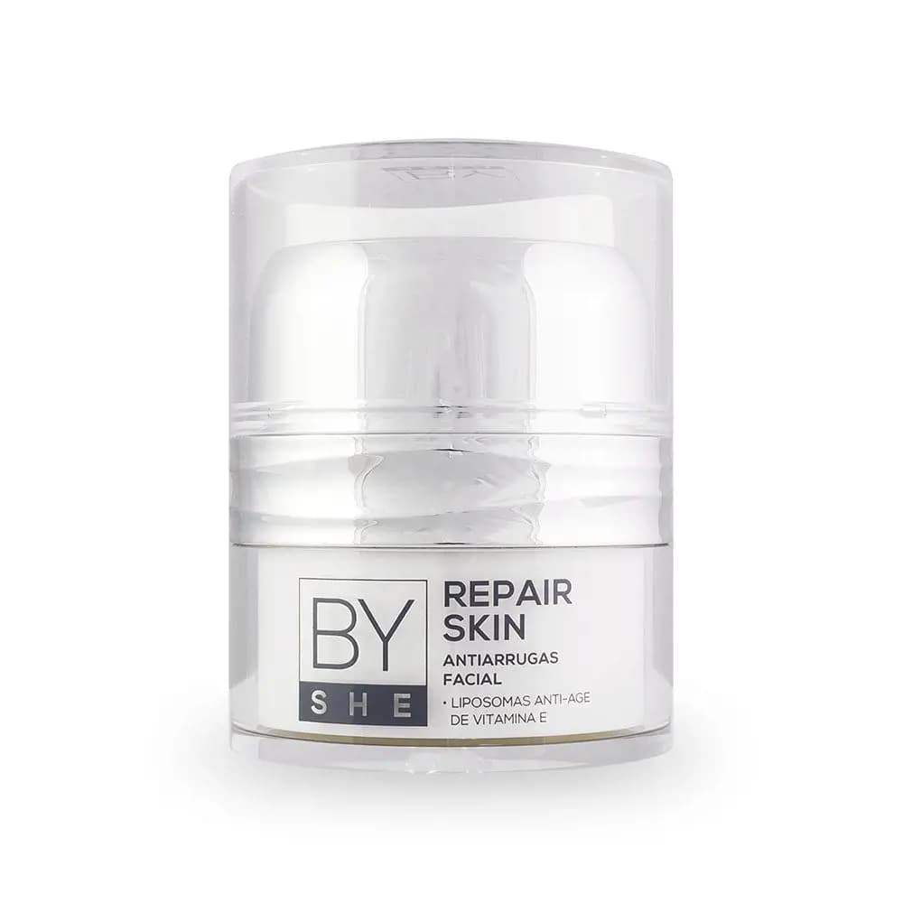Gel Crema Facial Día/Noche By She Repair Skin Antiarrugas x 50grs.