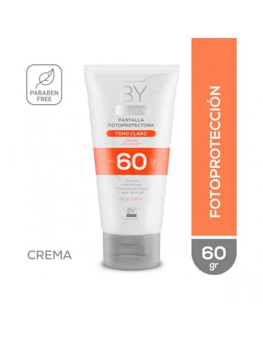BY DERM Protector Solar By Block Pantalla Fotoprotectora Tono C x 60grs.