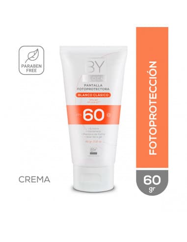 By Block Blanco Crema Fotoprotectora FPS 60 x 60grs.