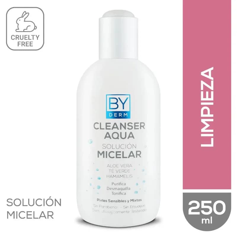 By Derm Solucion Micelar Cleanser Aqua x 250ml.