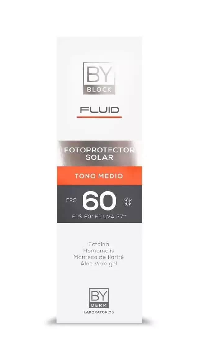 BY BLOCK Protector Fluido FPS 60 Tono Medio x 75grs.