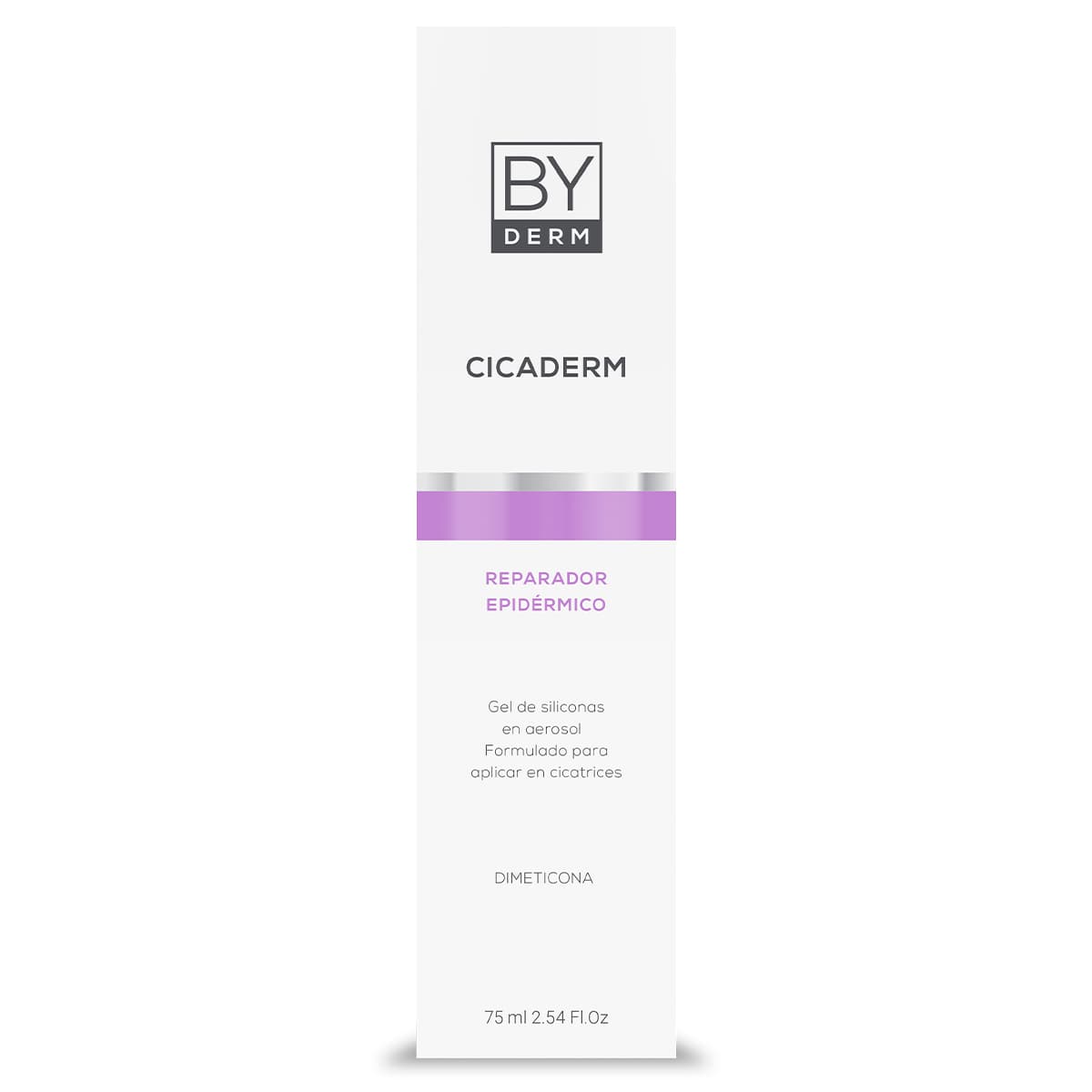 BY DERM Cicaderm Reparador Epidérmico Gel De Siliconas Aerosol x 75ml.