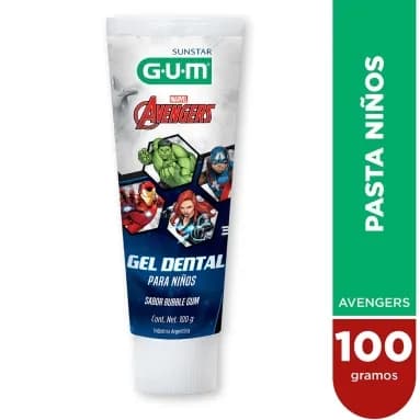 Gel Dental Gum Avengers +3 Años x 100 g