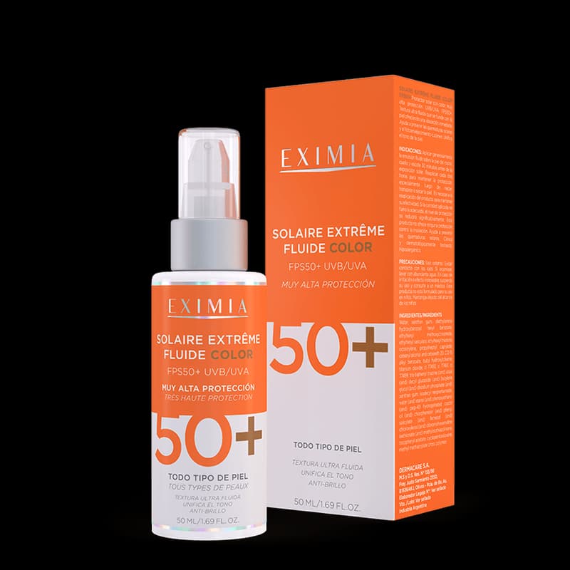 Eximia Solaire Extreme Fluide Teinte 50+ x 50ml.