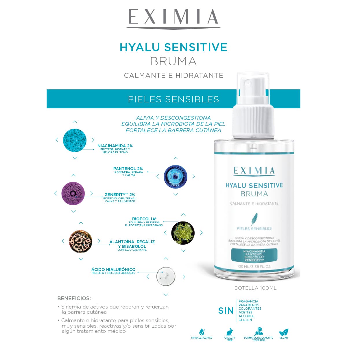 Eximia Bruma Hyalu Sensitive x 100ml.