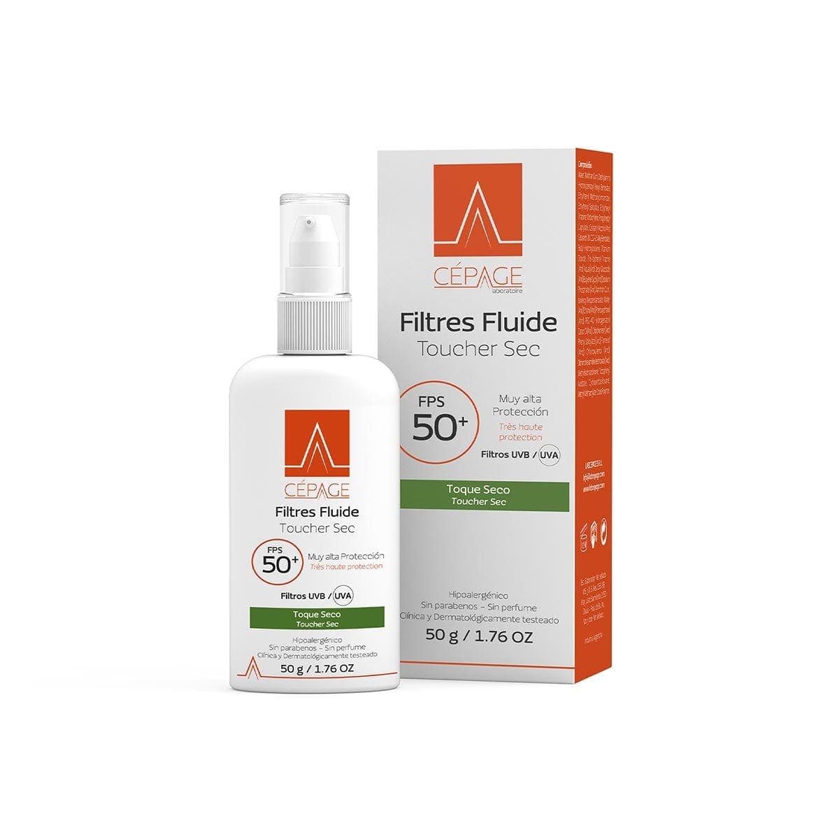 CÉPAGE Fluido Toque Seco SPF 50+ 50grs.