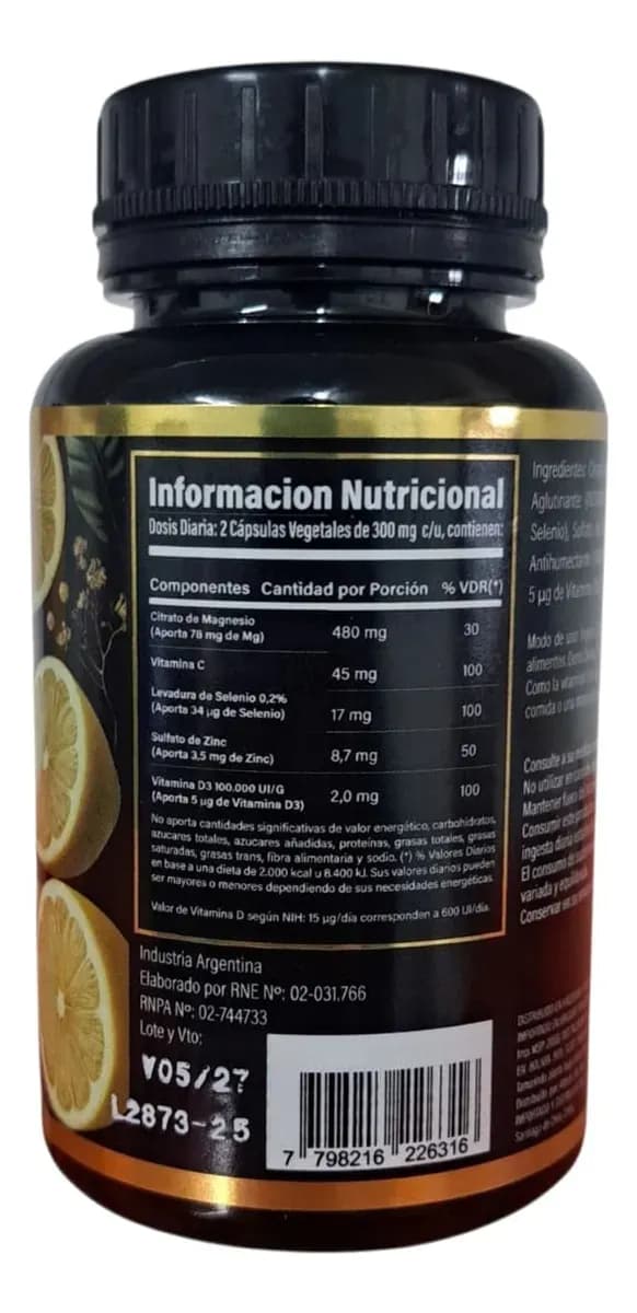 SUPLARIS Citrato De Magnesio Complex x 60 cap.