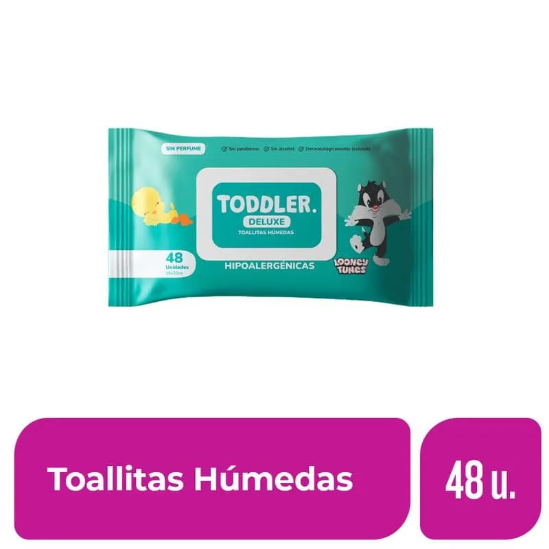Toallitas Humedas Toddler x 48 uni.