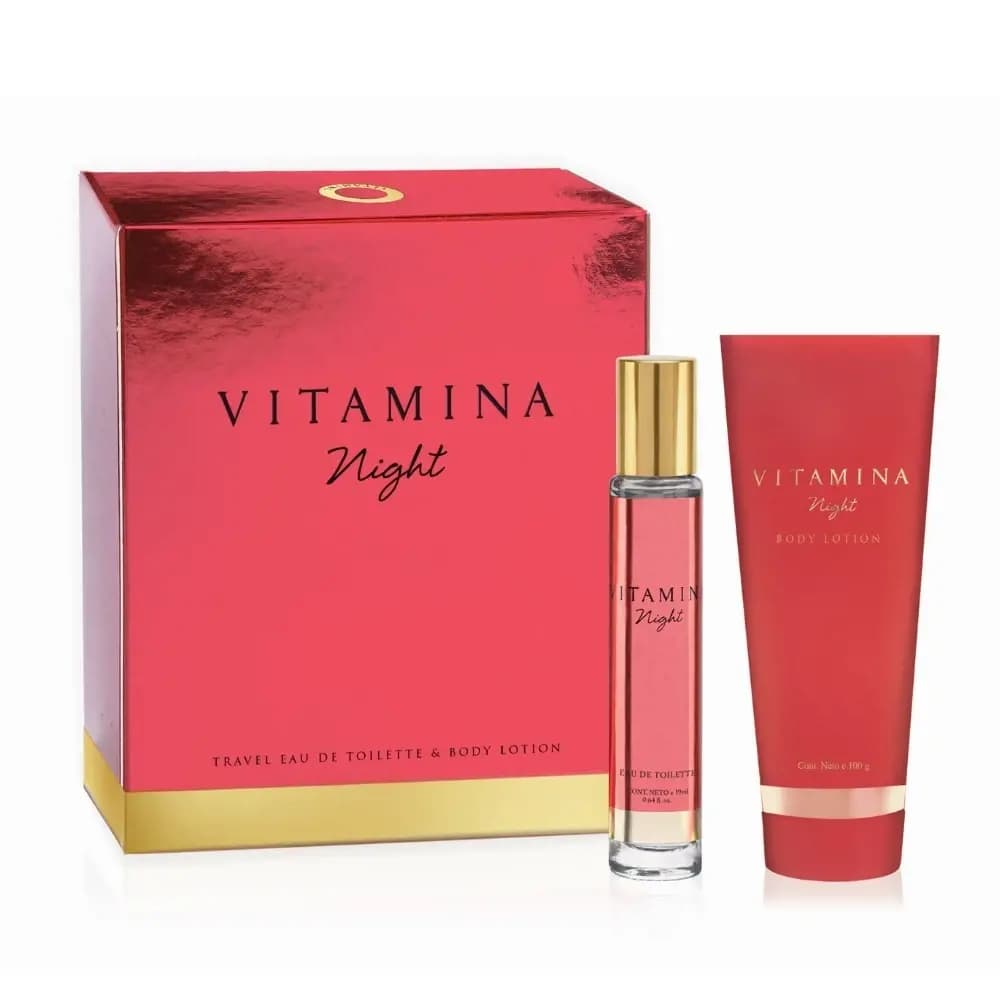 Set Vitamina Night EDT 19 Ml + Body Lotion