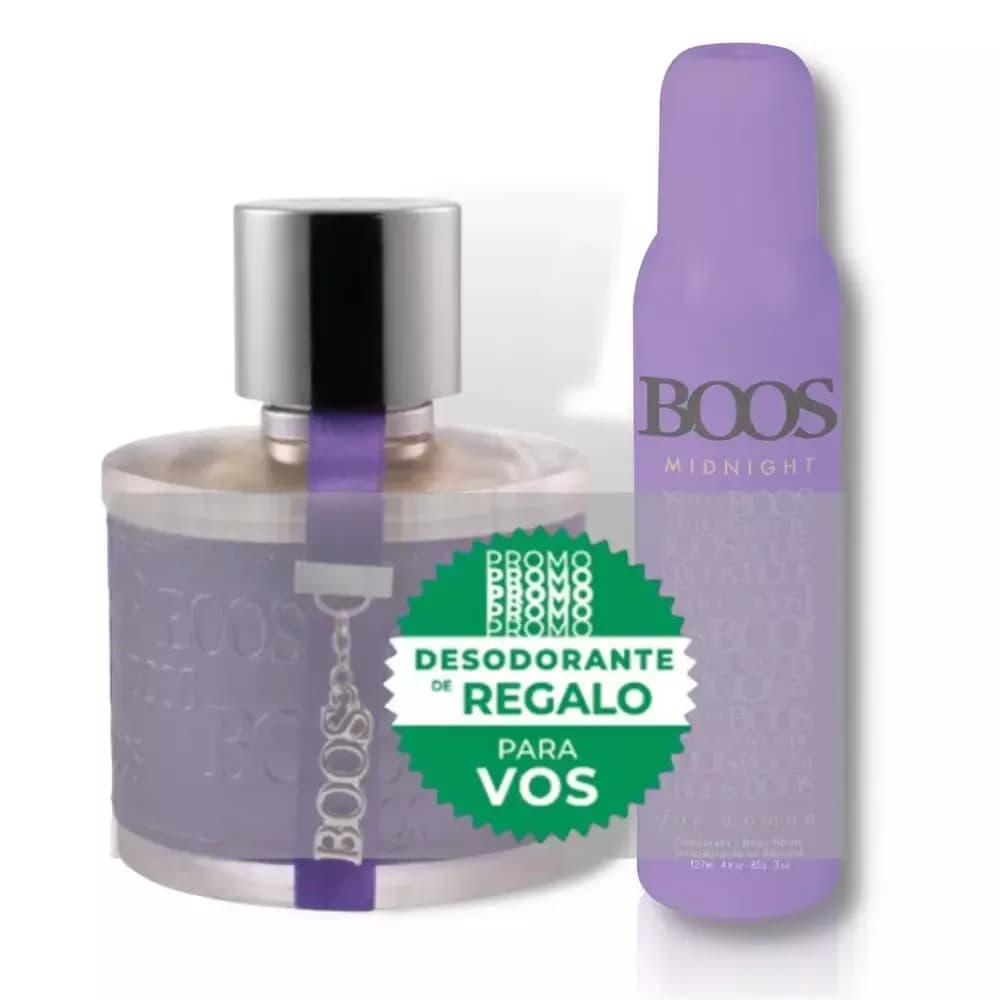 Set Boos Edp Midnight x 100ml. + Desodorante x 127ml.
