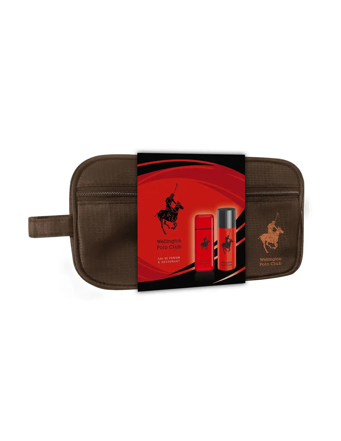 Set de Perfume Wellington Polo Club Red EDP + DEO 150ml. + Neceser 990cc