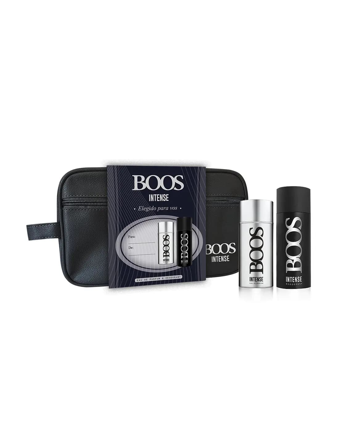 Boos Intense EAU de Parfum x 60ml + Desodorante x 150ml + Neceser