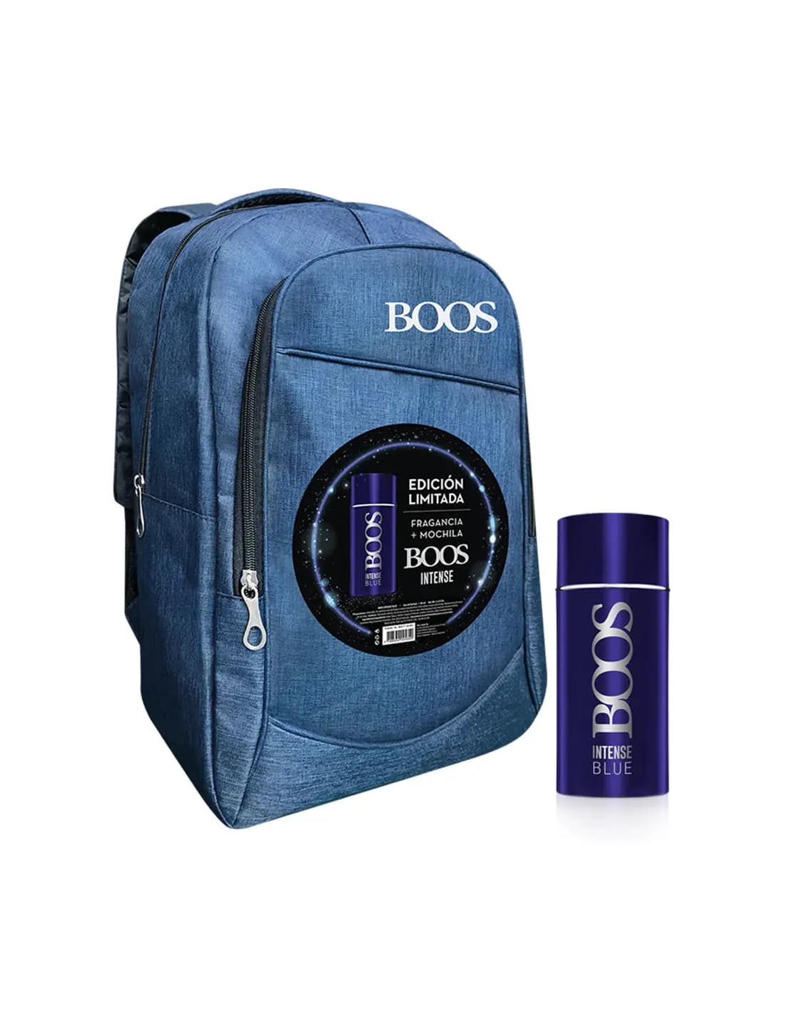 Boos Intense Blue EAU de Parfum x 90ml + Mochila Exclusiva