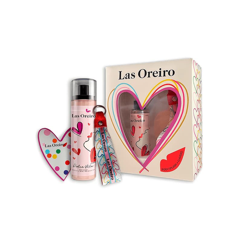 Cofre Las Oreiro Dolce Vita Body Splash + Llavero