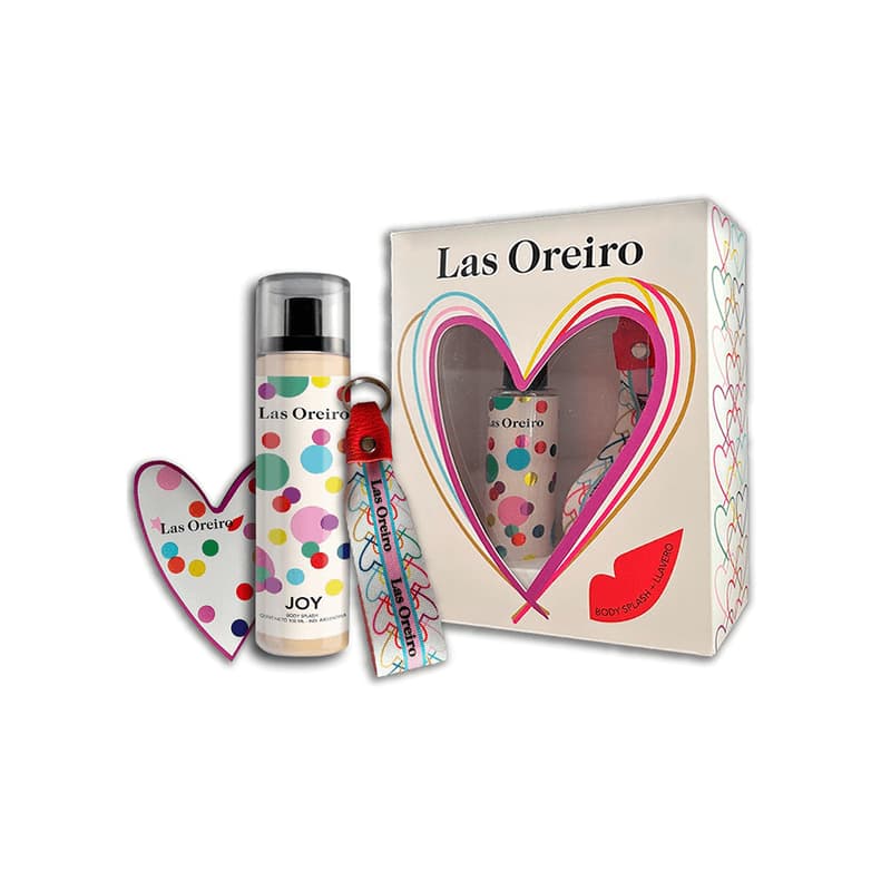 Cofre Las Oreiro Joy Body Splash + Llavero