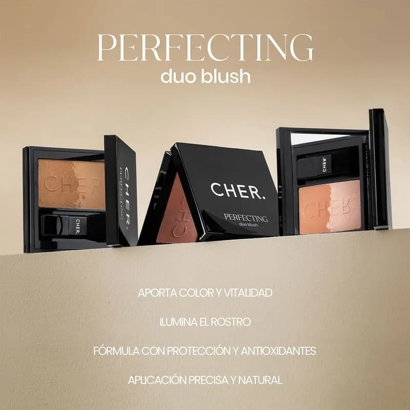 Perfecting 3 Bronze Glamour Duo Blush
