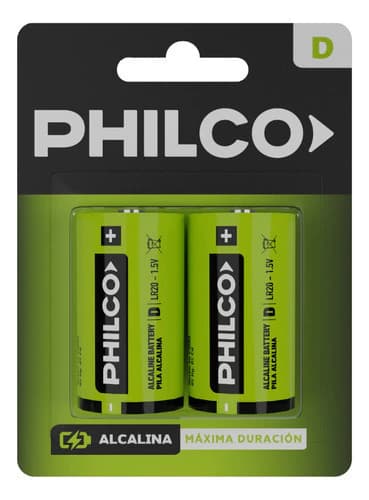 Pila D Grande Philco x 2uni.