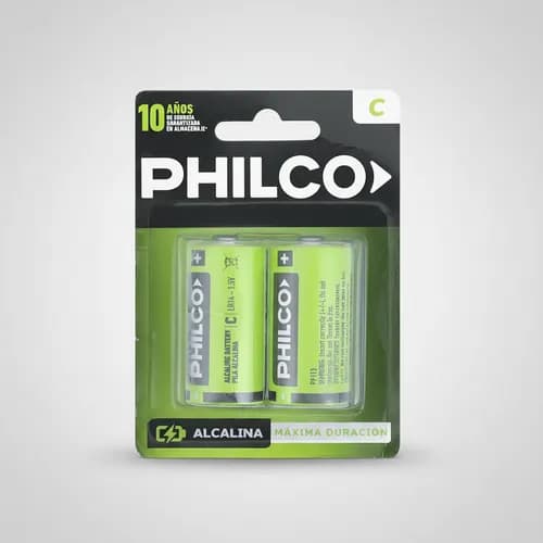PHILCO Pila Alcalina C x 2uni.