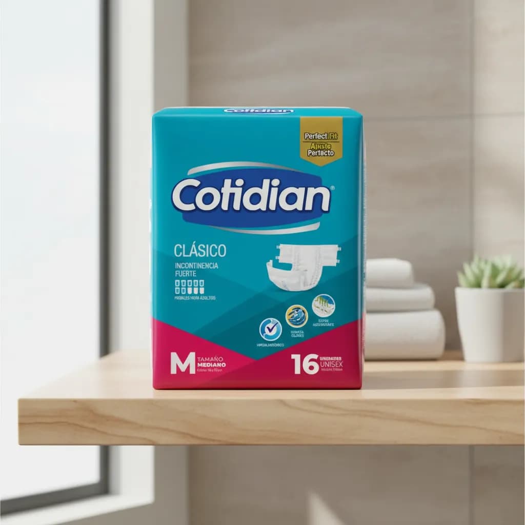 COTIDIAN Pañal para adulto Clásico Perfect Fit M x 16uni.