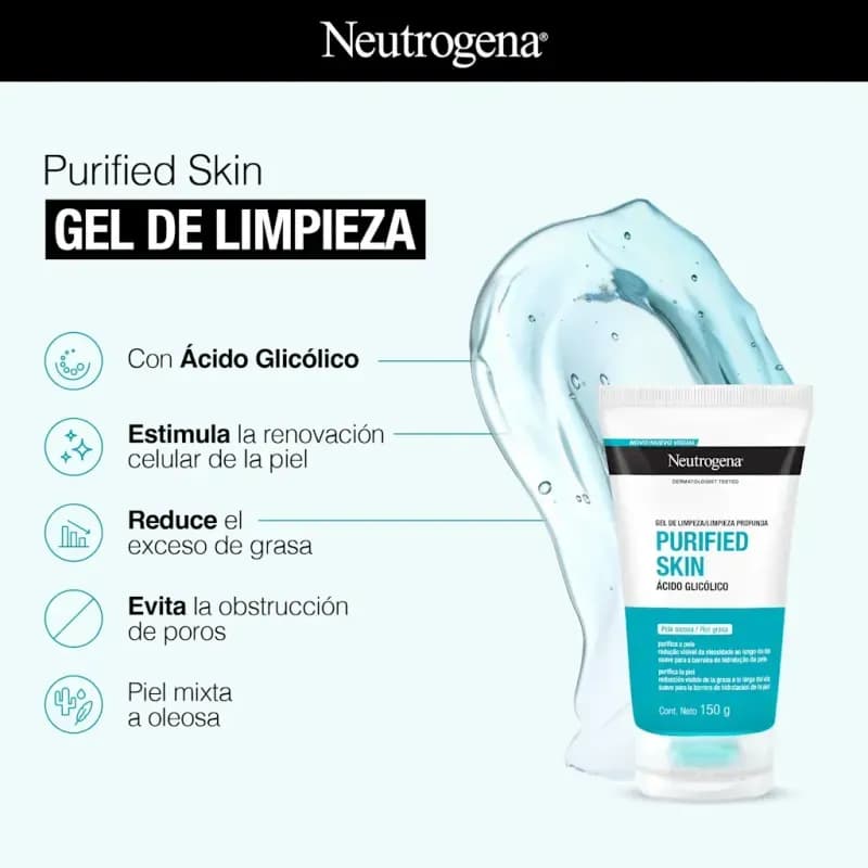 Gel De Limpieza Purified Skin x 150grs.