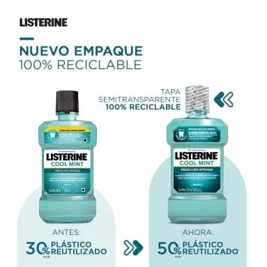 LISTERINE Enjuague Bucal Cool Mint x 250ml.