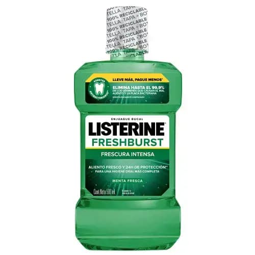 Enjuague Bucal Listerine FreshBurst x500ml