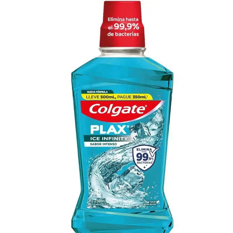 Enjuague Bucal Colgate Plax Ice Infinity x500ml