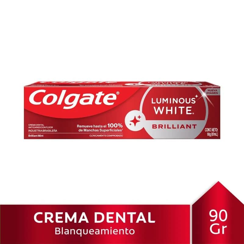 Pasta Dental Colgate Luminous White x 90grs.
