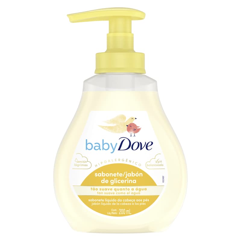 DOVE Jabón Líquido Baby Glicerina x200ml.