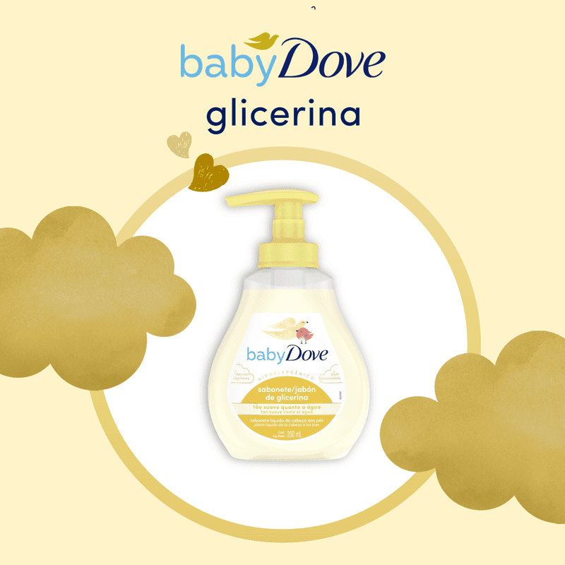 DOVE Jabón Líquido Baby Glicerina x200ml.