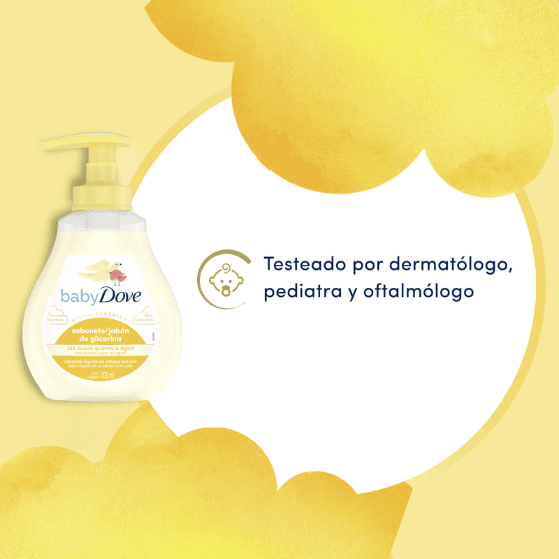 DOVE Jabón Líquido Baby Glicerina x200ml.
