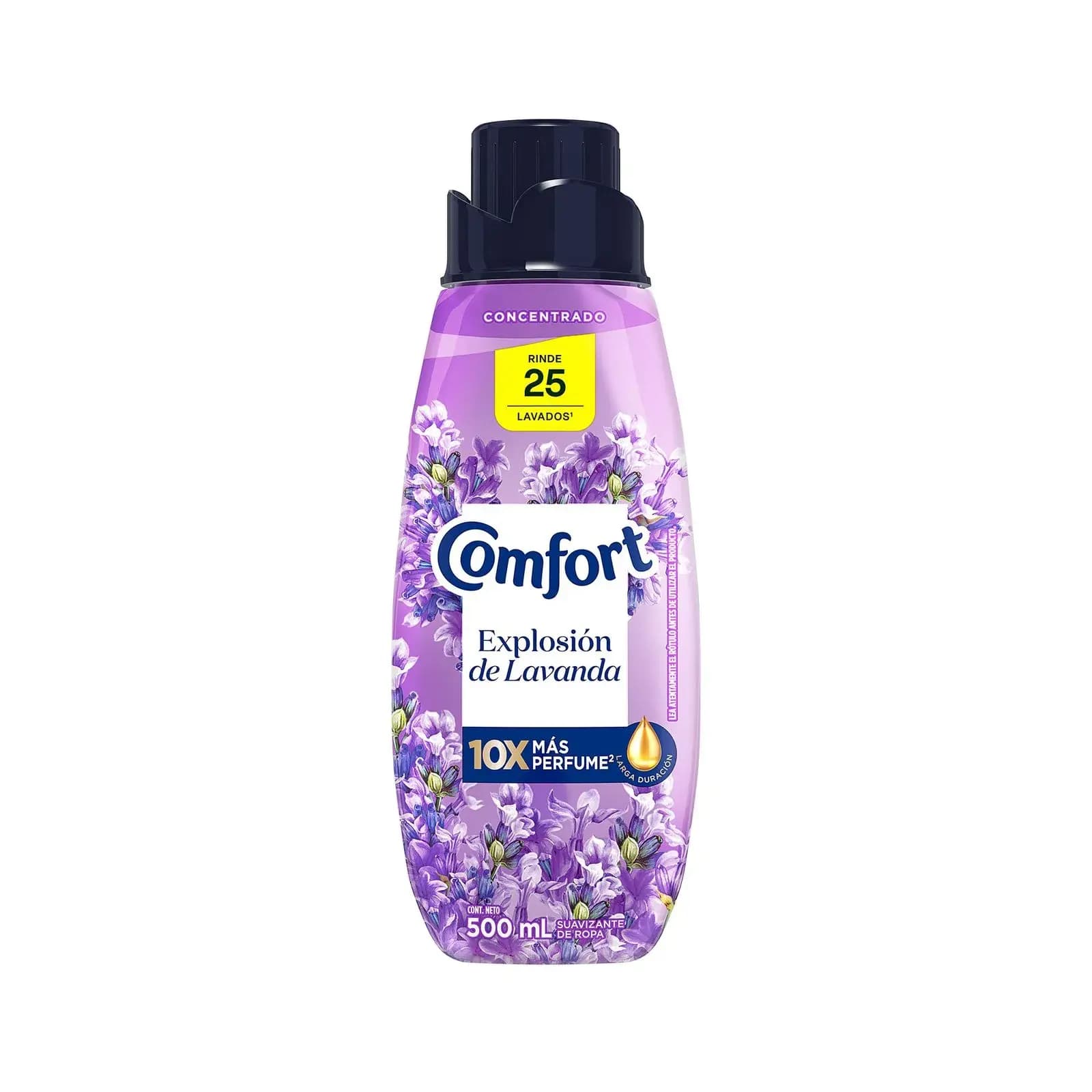 COMFORT Suavizante concentrado lavanda en botella x 500ml.