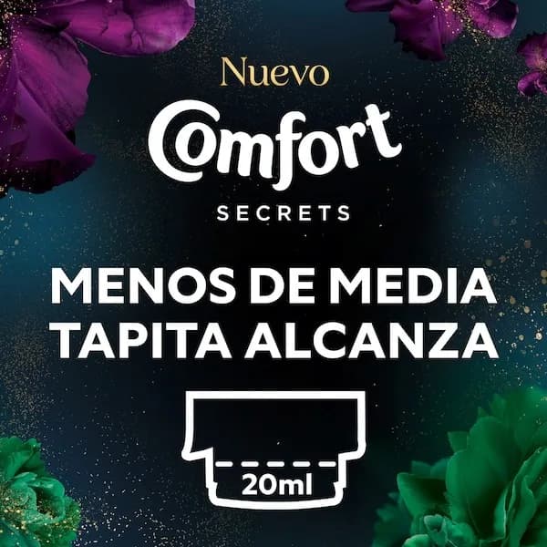 COMFORT Suavizante concentrado secrets 36 en botella x 500ml.