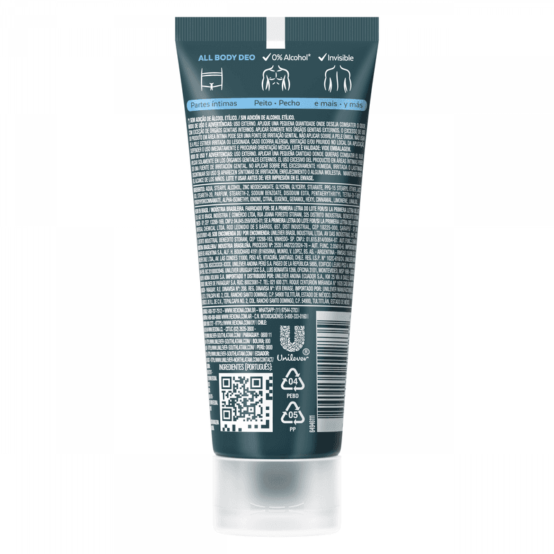 REXONA Desodorante All Body Deo Ocean Rush x 75grs.