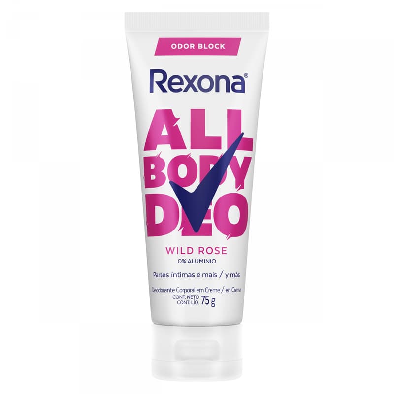 Desodorante All Body Deo Wild Rose x 75grs.
